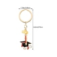 thumbnail image 2 of NICEXMAS Graduation Keychain Nicexmas Multi Color Zinc Alloy for Home 5Pcs, 2 of 8