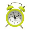 thumbnail image 3 of Despertador de alimentado por batería, campana gemela , relojes de noche con repetición, 6 colores Verde Zulema Reloj despertador de escritorio, 3 of 6