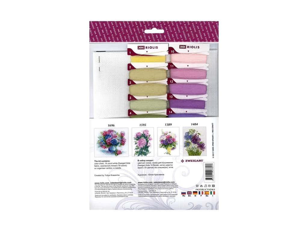 RIOLIS Counted Cross Stitch Kit 11.75"X15.75"-Wisteria (14 Count)