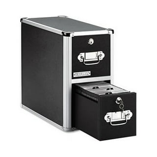 Vaultz Locking Pencil Box for School Supplies, Black with Key Lock, New Condition, Vz06045