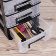 thumbnail image 5 of 1PC Storage Cabinet Multi-layer Drawer Type Plastic Organizer Shelf Storage Rack Storage Box for Office Home Bedroom, 5 of 5