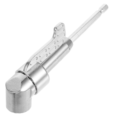 NICEXMAS Right Angle Drill Driver Attachment Angle Driver Silver 1Pack