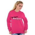 thumbnail image 2 of Fight Against Breast Cancer Awareness Women Plus Size Crewneck Sweatshirt Brisco Brands 2X, 2 of 4