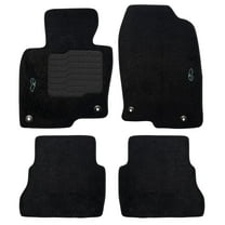 Carpet Floor Mats for 2017 to 2025 Mazda CX-5 with Anti Slip Heel Pad and Safety Locks - Front and Rear - Black - ecoMats