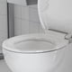 thumbnail image 2 of Elongated toilet seat con slow-close function, easy to clean y install, 2 of 6