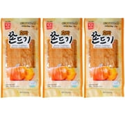 Jjondigi Korean Old School JMS2Snack Jjondgi 3 Packs (Sweet Corn Flavor + Honey Butter Flavor+ Pumpkin Flavor) 