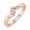 Pink, variant on 1/5 Carat Channel Set Solitaire Diamond Engagement Ring Band in 14K White Gold (Ring Size 4)