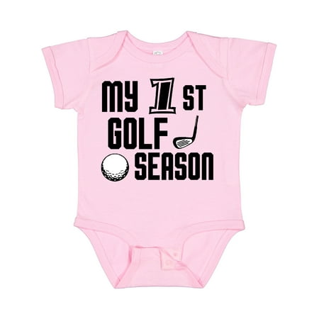

Inktastic My 1st Golf Season Gift Baby Boy Bodysuit