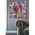 thumbnail image 3 of Epic Graffiti 'Hearts of a Different Color II' by Carolee Vitaletti Canvas Wall Art, 37"x37", 3 of 3