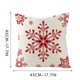 thumbnail image 3 of 4 fundas de almohada navideñas de 45 x 45 cm, decoración navideña para fiestas de invierno, sofá o sillón., 3 of 7