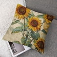 thumbnail image 7 of nygtbtfer Set of 2 Decorative Throw Pillow Plant Square Pillow Cases Sofa Home Bed Decor White, 7 of 7