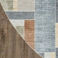 thumbnail image 5 of Nourison Astra Machine Washable 5'3" x Round Multicolor Contemporary Indoor Rug, 5 of 9