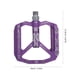thumbnail image 4 of FELTECHELECTR 1 par de pedales universales para bicicleta de montaña, plataforma antideslizante, planos (morado), 4 of 6