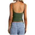 thumbnail image 1 of Roncen Womens Workout Tank Tops Racerback Summer 2026 Camisole Top V Neck Ribbed Sleeveless Beach Fashion Clothes, 1 of 6
