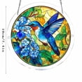 Chamoist 7.4 Inch Acrylic Suncatcher Window Hanging, DIY Puzzle Stained ...