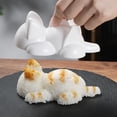 thumbnail image 4 of Molde para onigiri con forma de gato, ideal para principiantes, apto para alimentos, de plástico, para dar forma a bolas de arroz, prensa Musubi, para hacer nigiri y sushi., 4 of 8