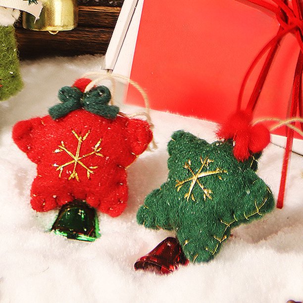 onlyliua Artículos En Liquidación Campanas Colgantes para Decoración Navideña de Coches Navideños, Colgantes para Ambientes Festivos, Suministros de Decoración