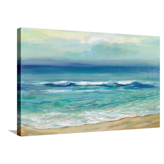 Art.com Seaside Sunrise Stretched Canvas Print Wall Art by Silvia Vassileva, 36" x 24"