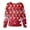 A022-Red, variant on Women's Valentines Day Scrub Jacket Plus Size Cute Heart Print Scrubs Top Snap Front Casual Long Sleeve Medical Nurse Workwear