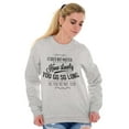thumbnail image 4 of Do Not Stop Positive Inspirational Women Plus Size Crewneck Sweatshirt Brisco Brands 4X, 4 of 5