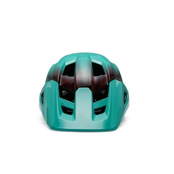 Casco de ciclismo con forro extraíble y ventilación para montaña y carretera. lago azul