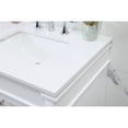 thumbnail image 4 of Elegant Decor Bennett 72" Aluminum MDF Double Bathroom Vanity in White, 4 of 8
