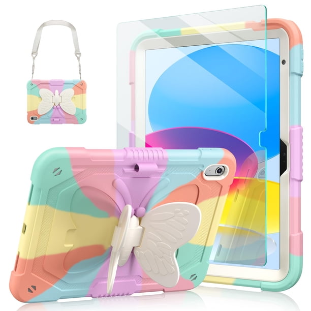 Funda Ambison para iPad 10.ª generación de 2022 de 10,9 pulgadas con cristal