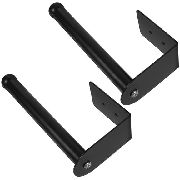 SEWACC 2-Pack Black Wall-Mounted Hat Rack for Baseball Caps and Handbags, Multi-Functional, Easy to Install