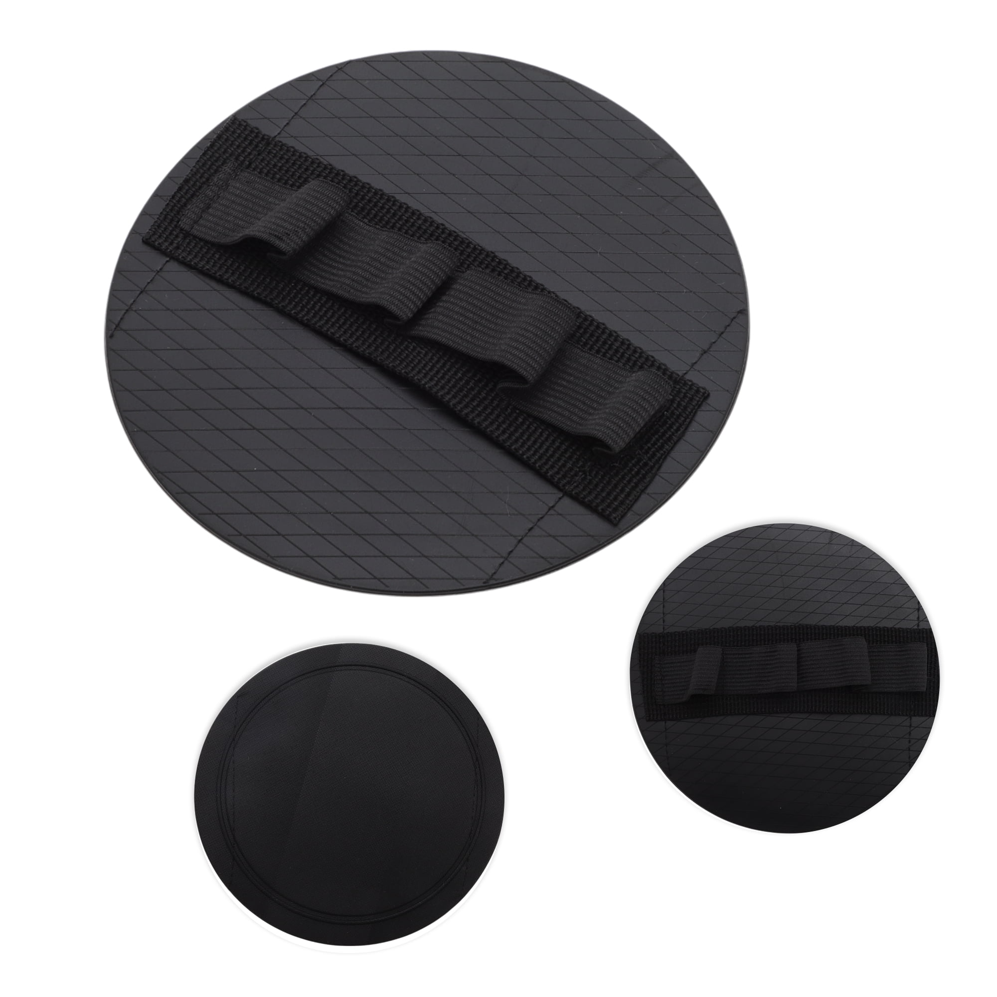 Unique Bargains Round Bath Scrubber 1 Pc Black Fine Texture