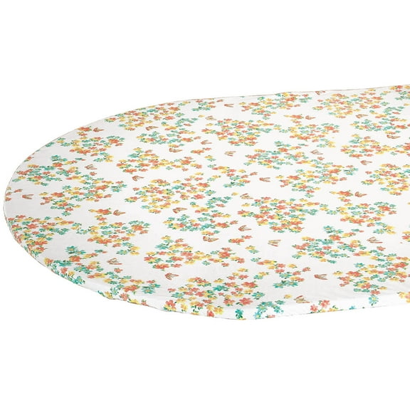 Butterfly Bliss Elasticized Tablecover, 42" x 68" Oval/Oblong