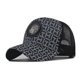thumbnail image 2 of Gorra de béisbol con degradado de color para hombre y mujer, gorra con visera enrejada -3423719261697 Cuadrícula de color rojo vino, 2 of 5