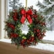 thumbnail image 1 of Christmas Bow Christmas Ball Wreath, Xmas Wreath with Bows and Balls, Holiday Door Wreath, Decorative Xmas Wreath with Ornaments and Ribbons, 1 of 7