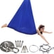thumbnail image 4 of Hamaca Elástica para Adultos Hamaca Con Columpio Sensorial Elástica para Interiores Y Exteriores Toalla Yoga Aérea (azul Real 280 X 150 Cm) [estilo para Adultos], 4 of 9