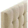 thumbnail image 6 of Modern Fabric Upholstered Full Panel Headboard in Beige, 6 of 7