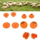 thumbnail image 5 of Etiqueta De Oreja Redonda De Cerdo, No Se Desvanece Firme Identificación Conveniente Etiqueta De Oreja De Ganado Para Zorros Para Cerdos Para Ovejas ANGGREK Naranja, 5 of 8