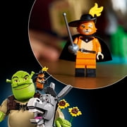 LEGO Shrek: Shrek, Donkey & Puss in Boots - Building Set for Adults, Ages 18+ Movie Memorabilia for Home Office, Book Shelf Decor - Collectible Gift for Women & Men - 72423