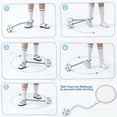 thumbnail image 3 of Skip Ball Ankle Toy, 5.5" Hopper Ball with 18" Cord - Skip it Toy Assorted Colors, Fun Jump Rope Alternative Exercise Equipment,Blue, 3 of 3