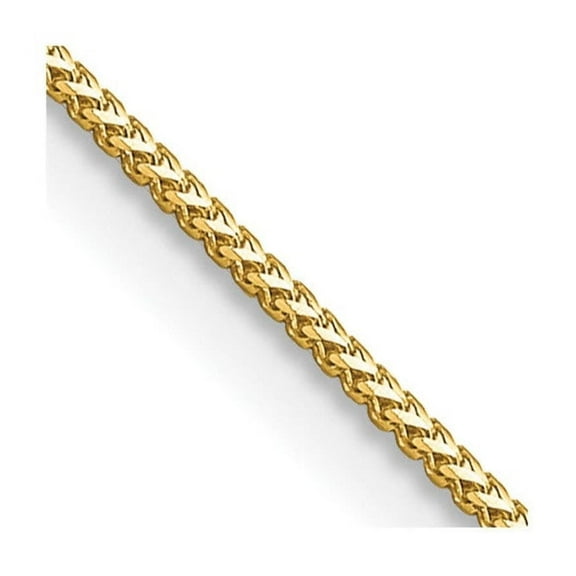 Primal Gold 14 Karat Yellow Gold 0.9mm Solid Polished Franco Chain