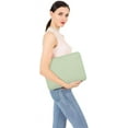 thumbnail image 5 of Mosiso 13.3 inch Laptop Sleeve for MacBook Pro 14 inch M4 M3 M2 M1 Lenovo Dell HP Asus Acer, Protective Neoprene Notebook Bag with Small Case, Sage Green, 5 of 5