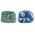 thumbnail image 4 of 2 piezas para mujer para hombre, gorro de quimio a prueba de polvo, gorro de quimioterapia Verde + Flamenco, 4 of 5