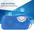 thumbnail image 5 of AM FM Radio Professional High Sensitivity Built in Speaker Clear Sound Vintage Mini Pocket Radio for Outdoor Travel Home Blue, 5 of 5