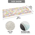 thumbnail image 3 of Haosy Cute Cartoon Cloud Bathroom Rugs Non Slip Absorbent Soft Plush Quick Dry Bath Mat, 39"x20", 3 of 8