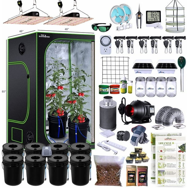 The Budgrower Advanced Hydroponics Complete Indoor Hydroponics Setup