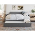 thumbnail image 4 of AFI Cambridge Twin Wood Daybed with Twin Size Trundle in Grey, 4 of 5