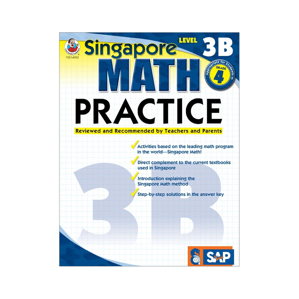 Singapore Math Practice Math Practice Grade 4 Paperback Walmart Singapore math practice math practice grade 4 paperback walmart