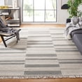 thumbnail image 2 of SAFAVIEH Natura Qendro Striped Area Rug, Ivory/Grey, 8' x 10', 2 of 9