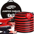 thumbnail image 1 of Jumper Cables TOPDC, calibre 4, 6 m, para batería de coche, SUV y camión, 1 of 8
