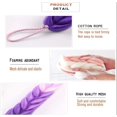 thumbnail image 3 of Unids Esponja Larga Trenzas Esponja de Malla Barra de Baño de Nylon Esponja Colgante Larga Cepillo Esponja Baño de Flores Exfoliante de Piel Exfoliante de Espalda para Hombres y Mujeres, 3 of 5