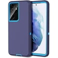 thumbnail image 4 of Entronix Heavy Duty Case Designed for Samsung Galaxy S22 Ultra Shockproof Triple Layer Rugged Case (Blue), 4 of 7