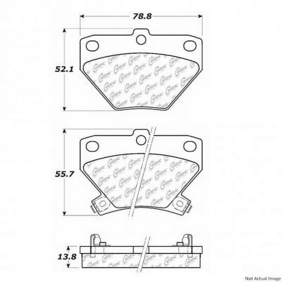 Centric Parts - Ceramic Pads